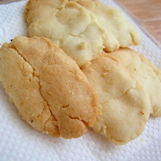 ビニール袋とトースターでオリーブ油使用のクッキー